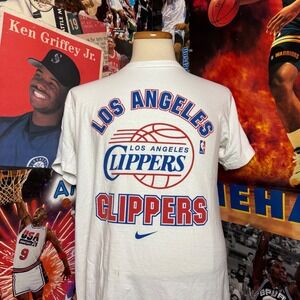 Vintage Los Angeles Clippers NBA T-Shirt 2003-2004 Roster Mens‎ Large